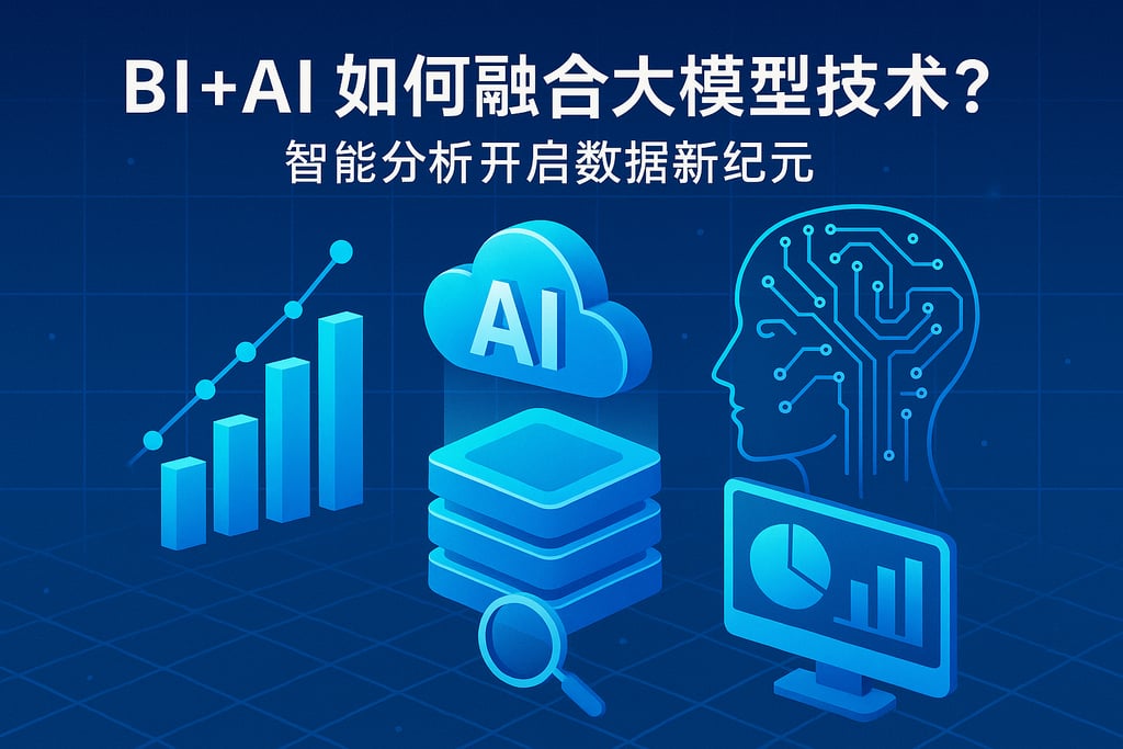 BI+AI如何融合大模型技术？智能分析开启数据新纪元