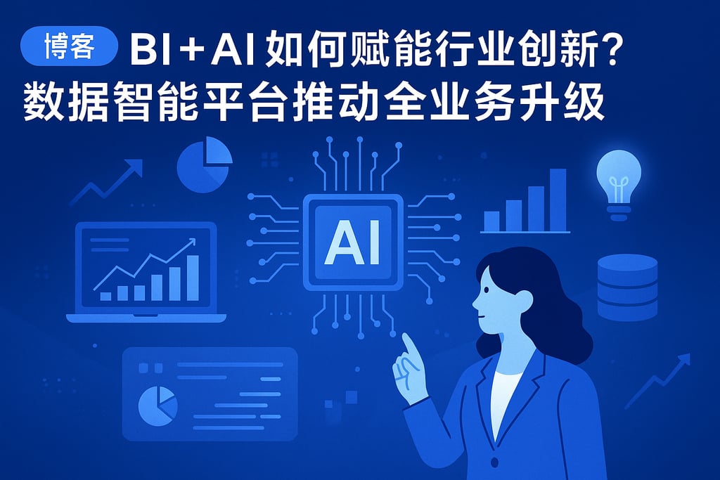 BI+AI如何赋能行业创新？数据智能平台推动全业务升级
