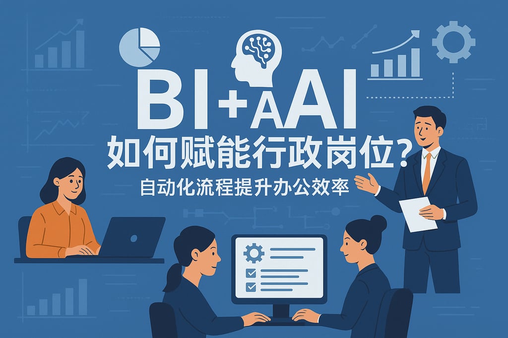 BI+AI如何赋能行政岗位？自动化流程提升办公效率