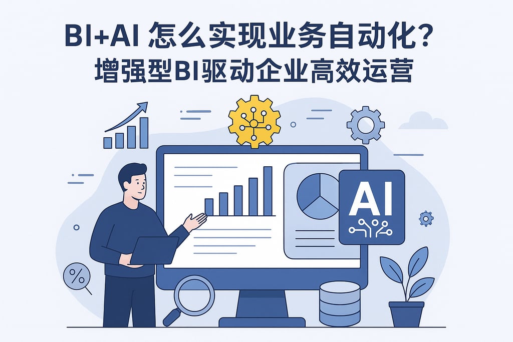 BI+AI怎么实现业务自动化？增强型BI驱动企业高效运营