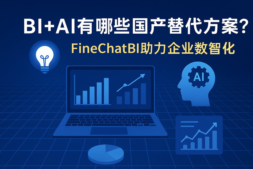 BI+AI有哪些国产替代方案？FineChatBI助力企业数智化