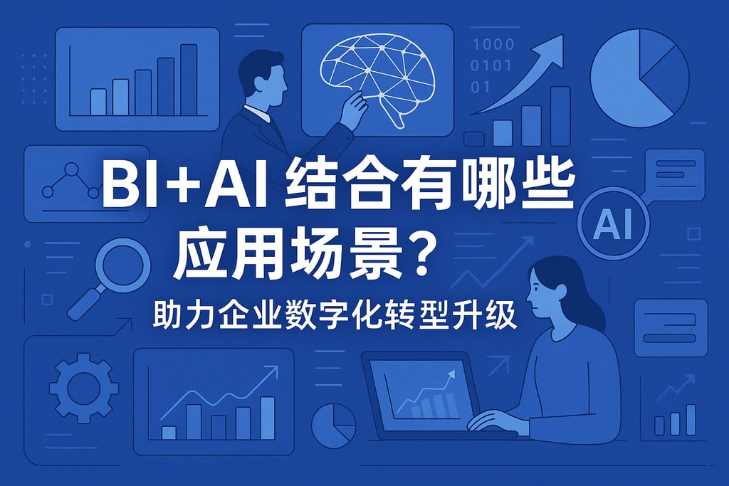BI+AI结合有哪些应用场景？助力企业数字化转型升级