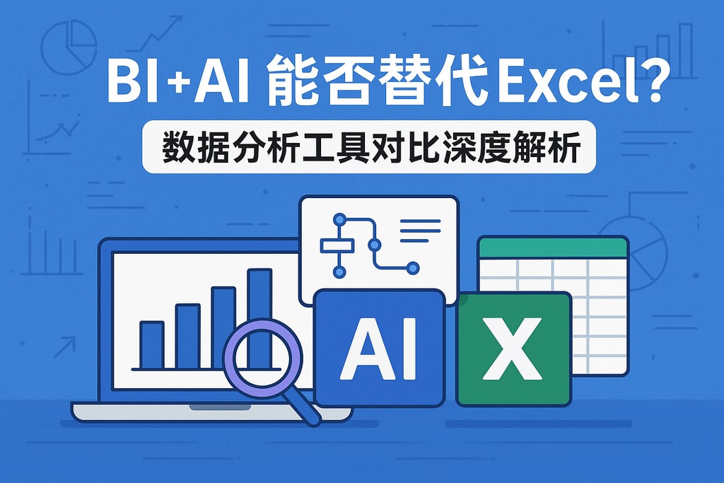 BI+AI能否替代Excel？数据分析工具对比深度解析