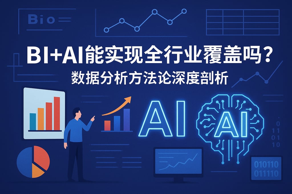 BI+AI能实现全行业覆盖吗？数据分析方法论深度剖析