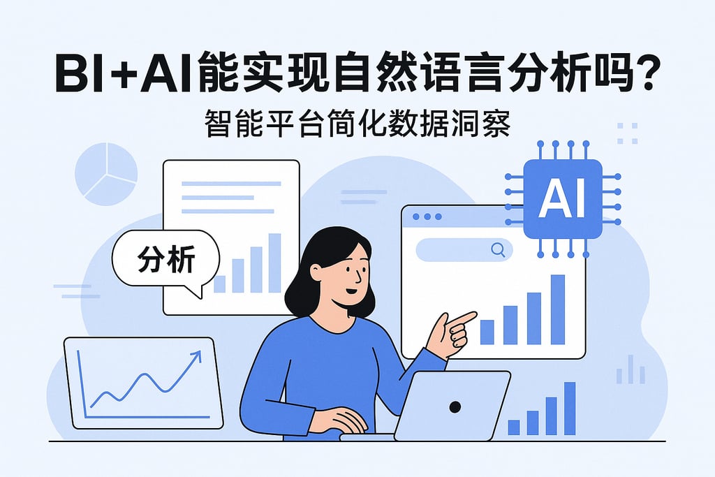 BI+AI能实现自然语言分析吗？智能平台简化数据洞察