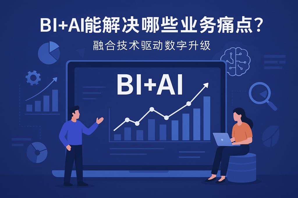 BI+AI能解决哪些业务痛点？融合技术驱动数字升级