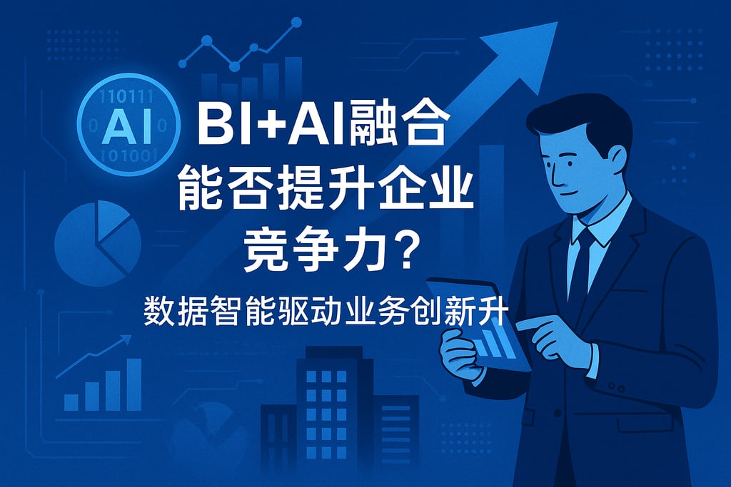 BI+AI融合能否提升企业竞争力？数据智能驱动业务创新升级