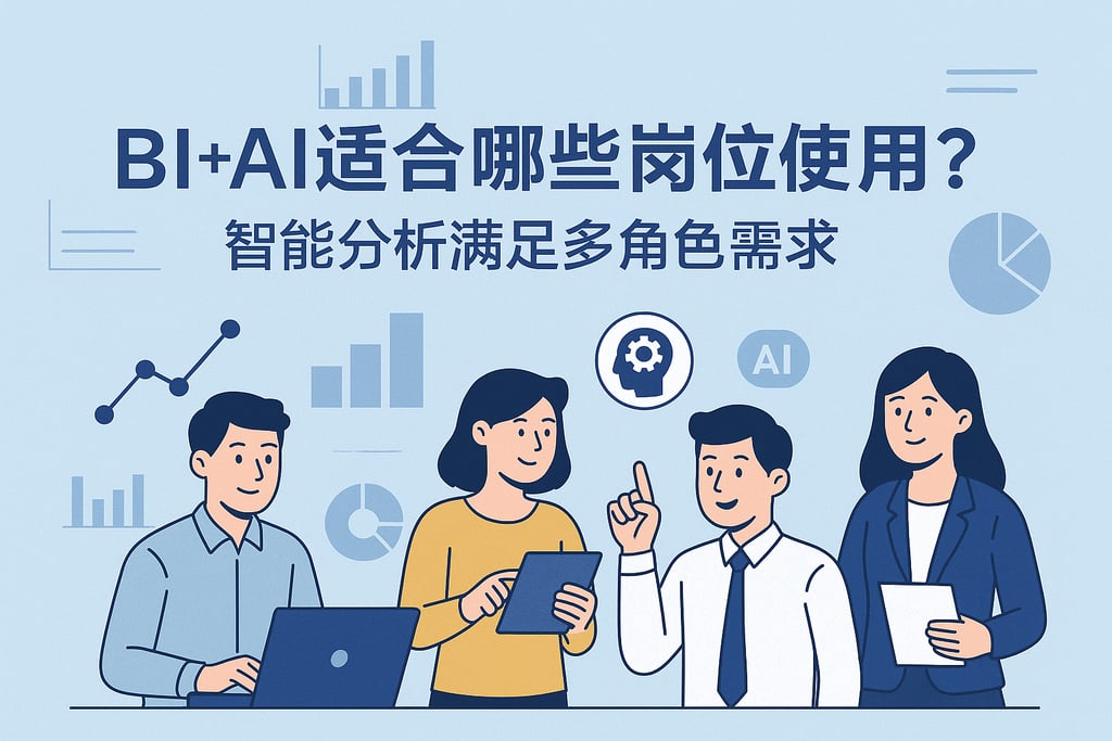 BI+AI适合哪些岗位使用？智能分析满足多角色需求