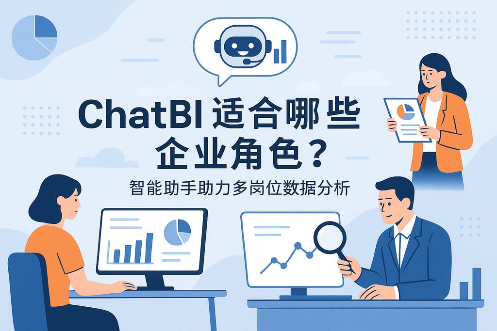ChatBI适合哪些企业角色？智能助手助力多岗位数据分析
