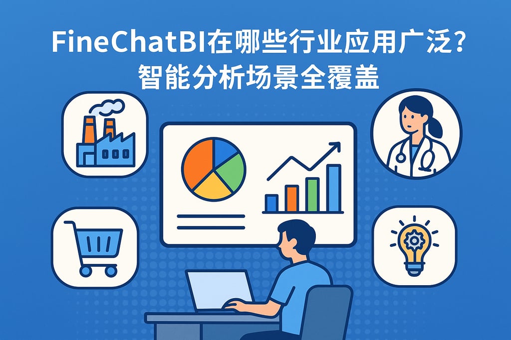 FineChatBI在哪些行业应用广泛？智能分析场景全覆盖