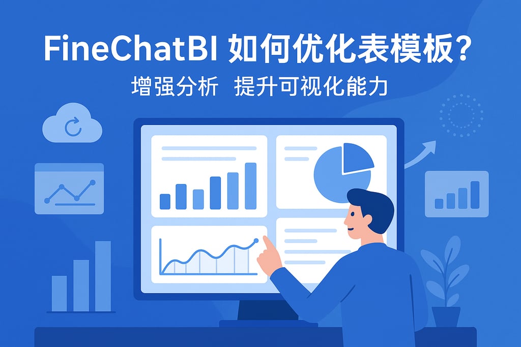 FineChatBI如何优化报表模板？增强分析提升可视化能力