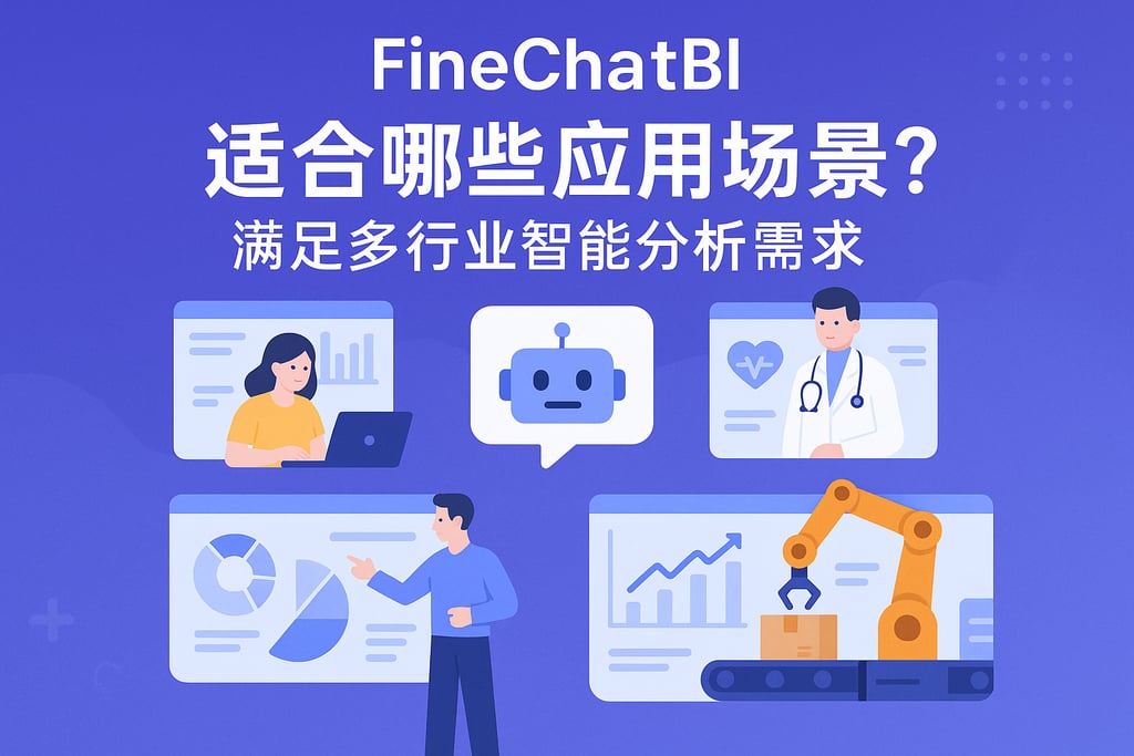 FineChatBI适合哪些应用场景？满足多行业智能分析需求