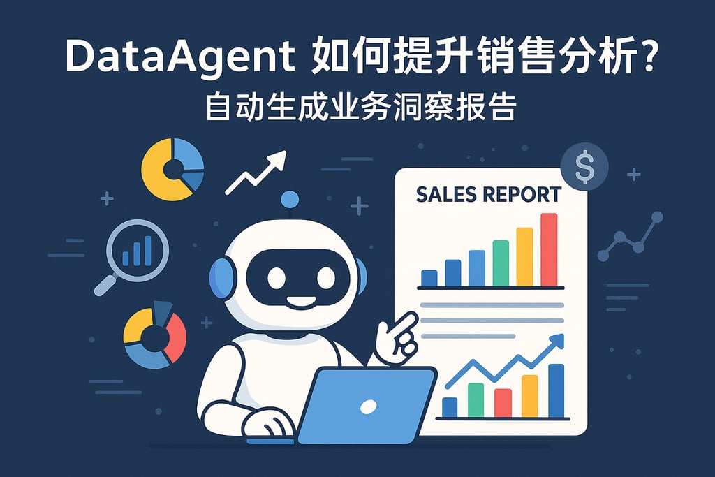 dataagent如何提升销售分析？自动生成业务洞察报告
