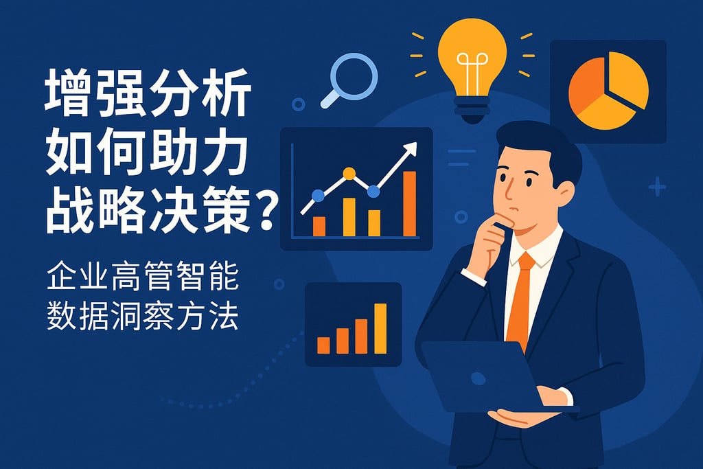增强分析如何助力战略决策？企业高管智能数据洞察方法