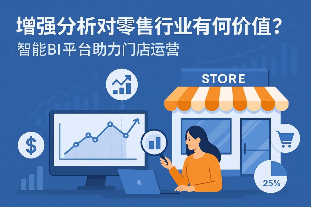 增强分析对零售行业有何价值？智能BI平台助力门店运营