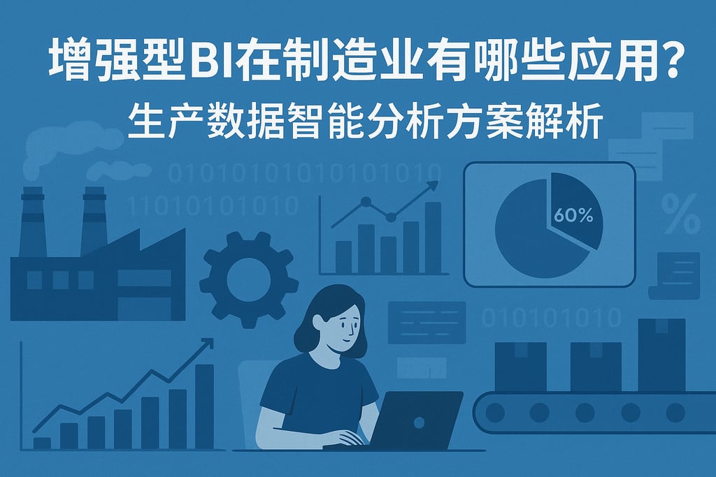 增强型BI在制造业有哪些应用？生产数据智能分析方案解析