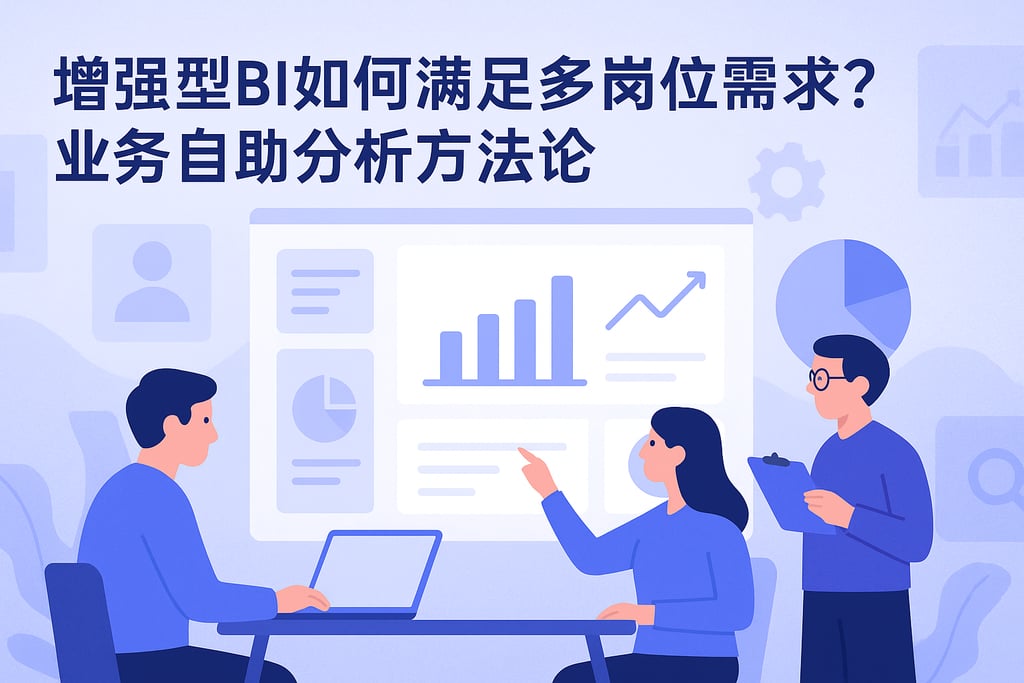 增强型BI如何满足多岗位需求？业务自助分析方法论