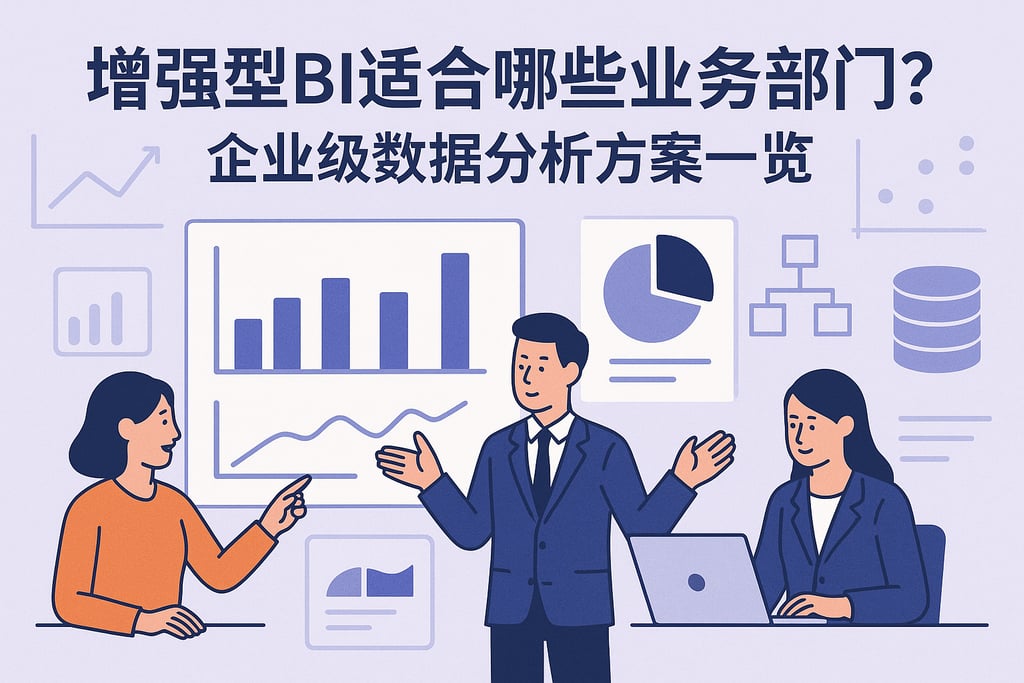增强型BI适合哪些业务部门？企业级数据分析方案一览