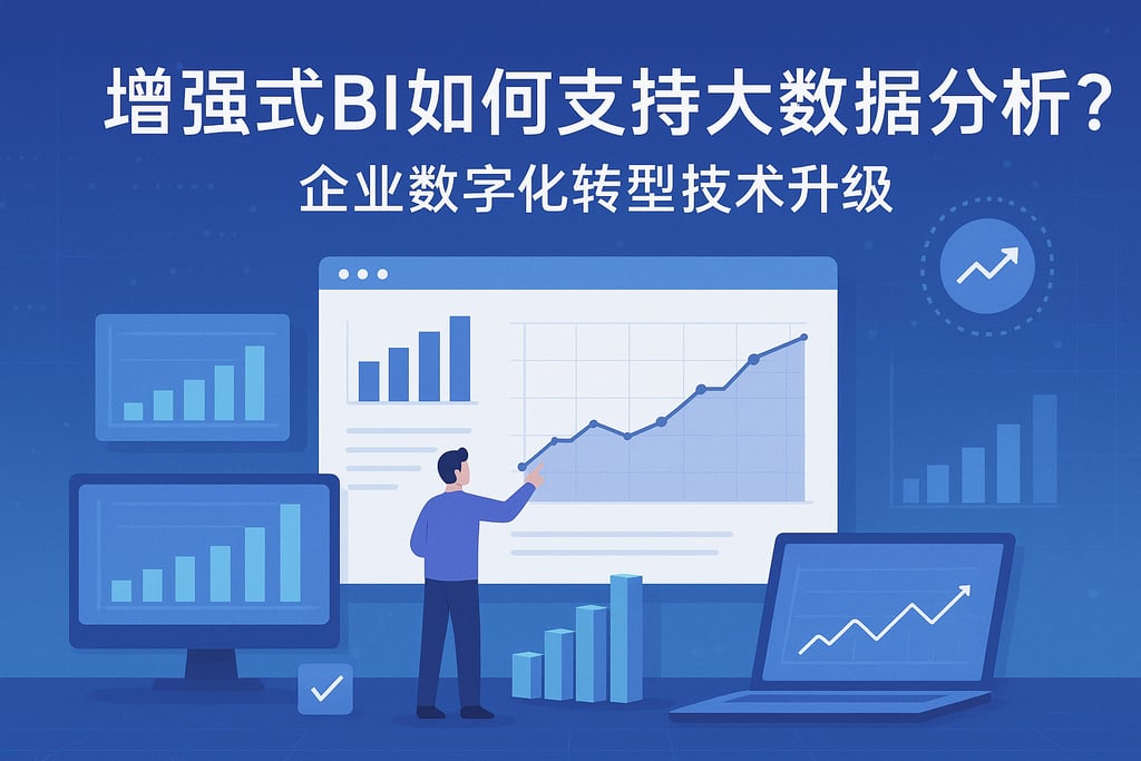 增强式BI如何支持大数据分析？企业数字化转型技术升级