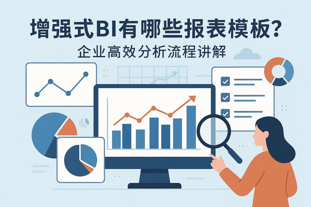 增强式BI有哪些报表模板？企业高效分析流程讲解
