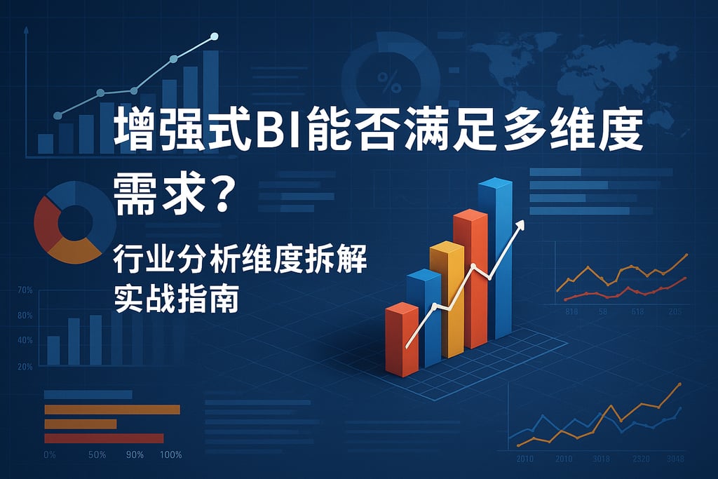 增强式BI能否满足多维度需求？行业分析维度拆解实战指南