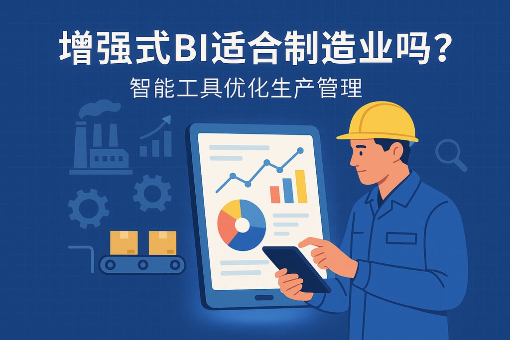增强式BI适合制造业吗？智能工具优化生产管理