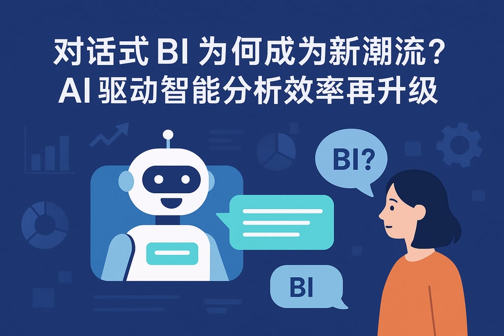 对话式BI为何成为新潮流？AI驱动智能分析效率再升级
