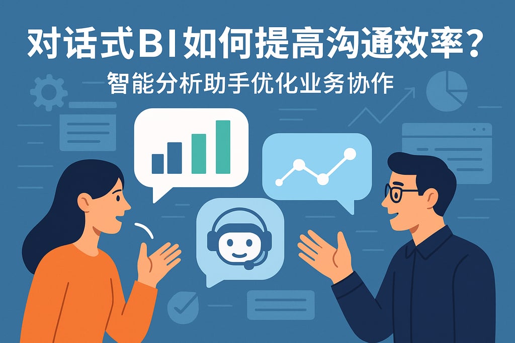 对话式BI如何提高沟通效率？智能分析助手优化业务协作
