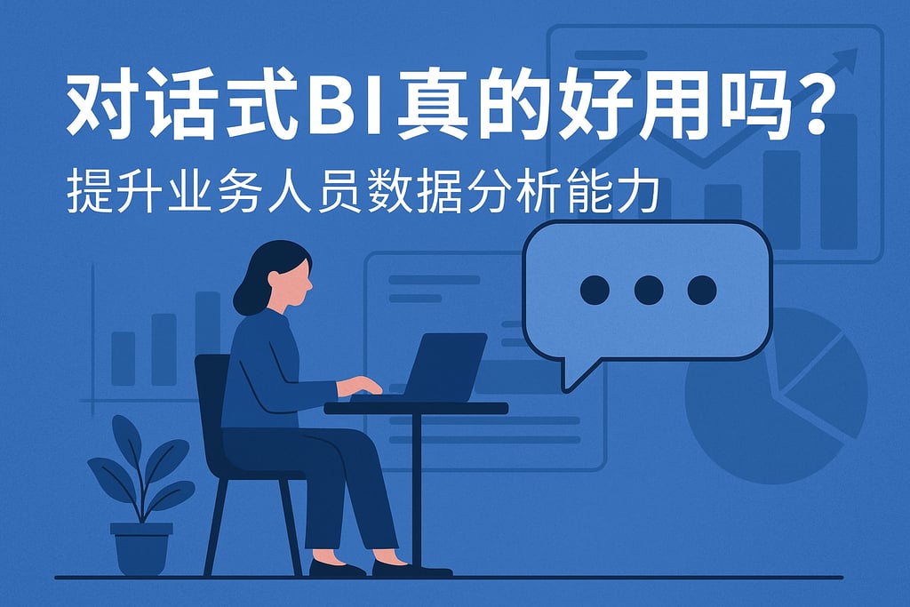 对话式BI真的好用吗？提升业务人员数据分析能力