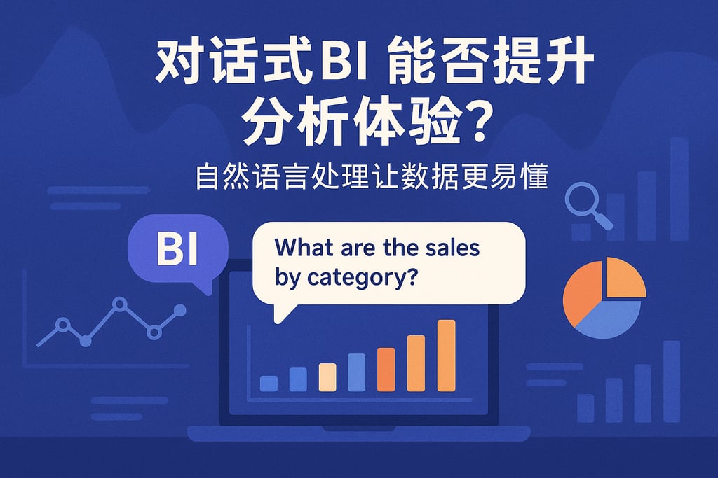 对话式BI能否提升分析体验？自然语言处理让数据更易懂