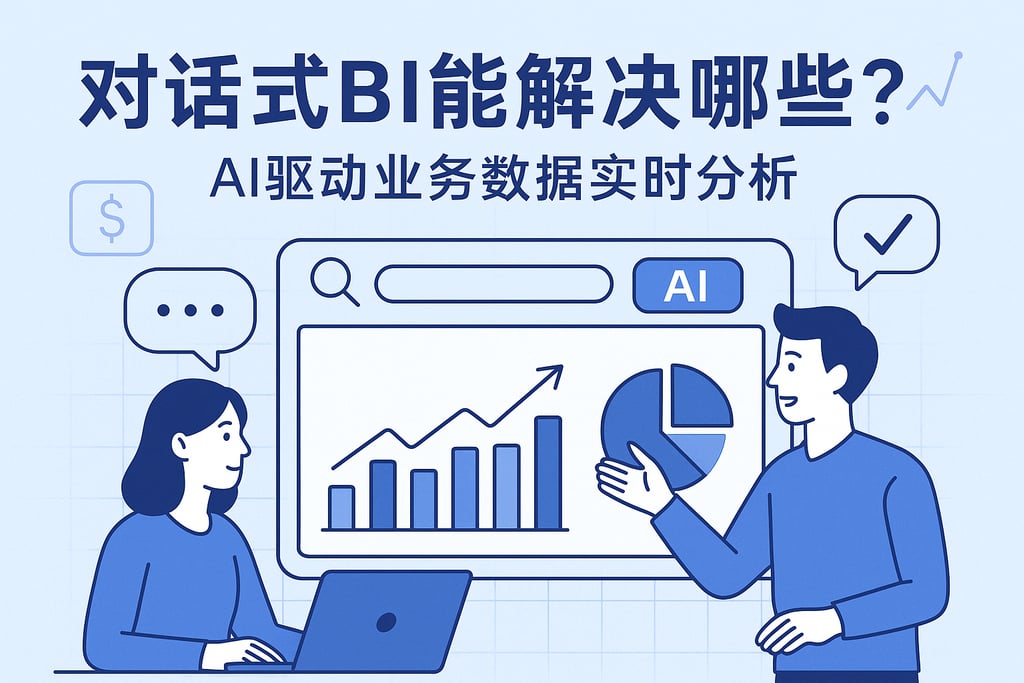 对话式BI能解决哪些痛点？AI驱动业务数据实时分析