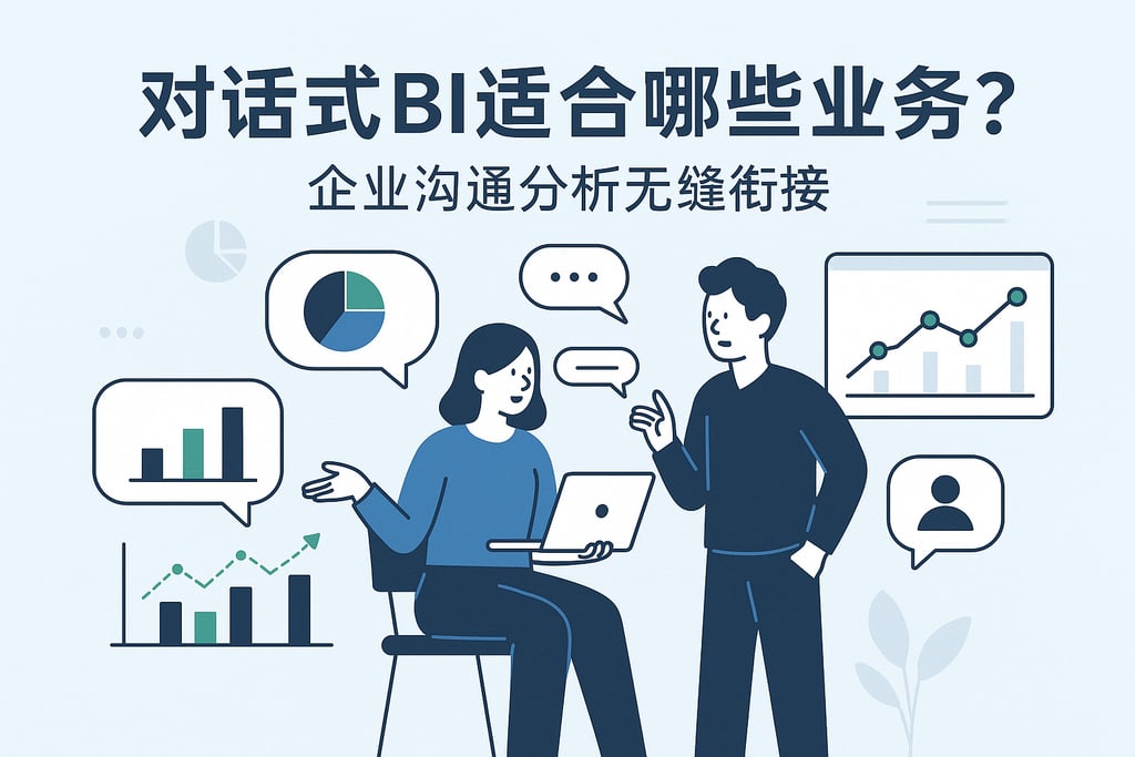 对话式BI适合哪些业务？企业沟通分析无缝衔接