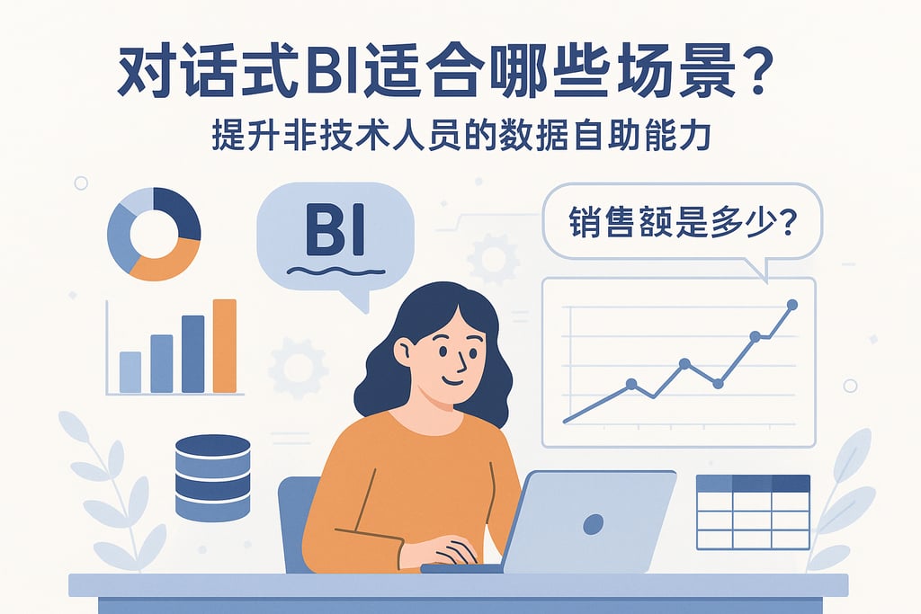 对话式BI适合哪些场景？提升非技术人员的数据自助能力