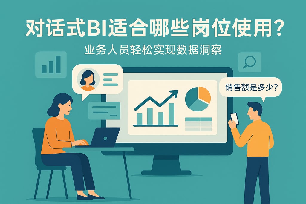 对话式BI适合哪些岗位使用？业务人员轻松实现数据洞察