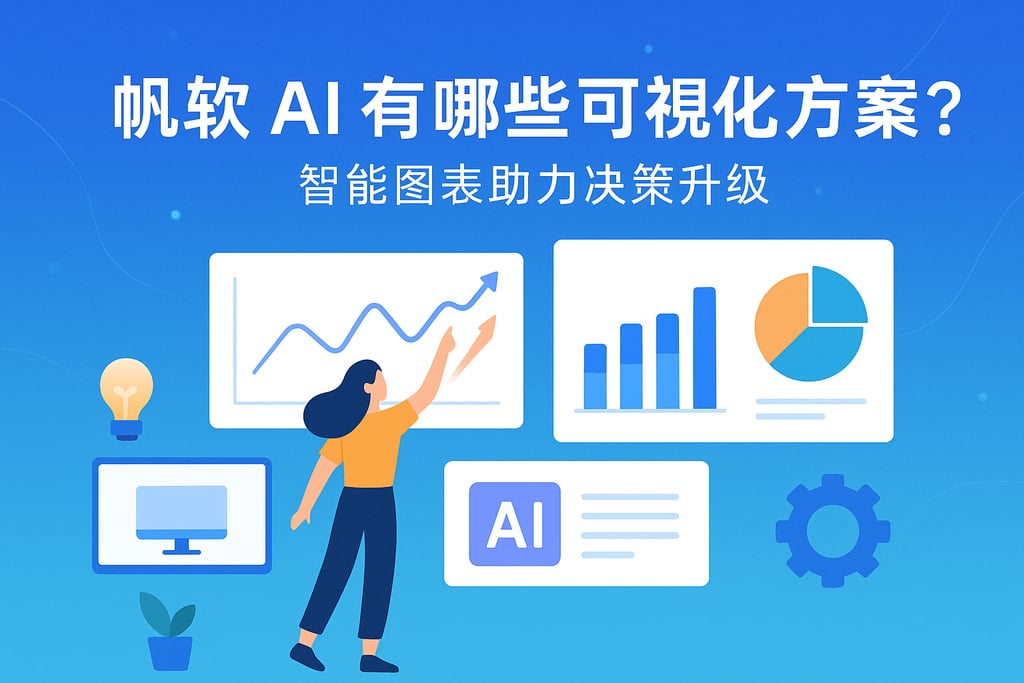 帆软AI有哪些可视化方案？智能图表助力决策升级