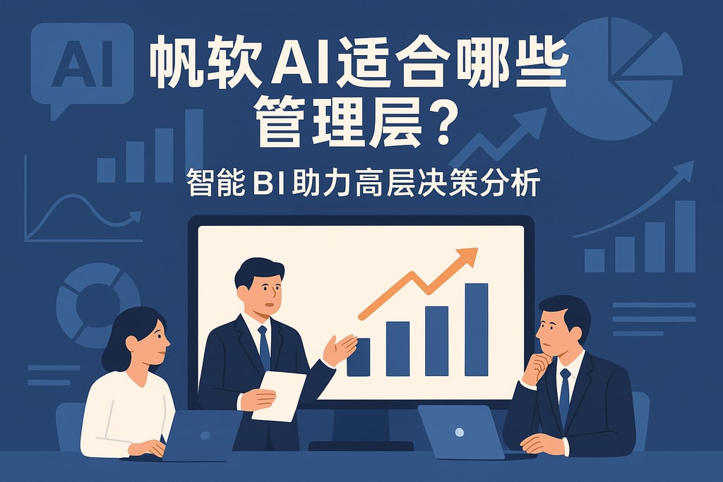帆软AI适合哪些管理层？智能BI助力高层决策分析