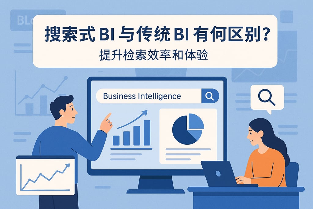 搜索式BI与传统BI有何区别？提升检索效率和体验