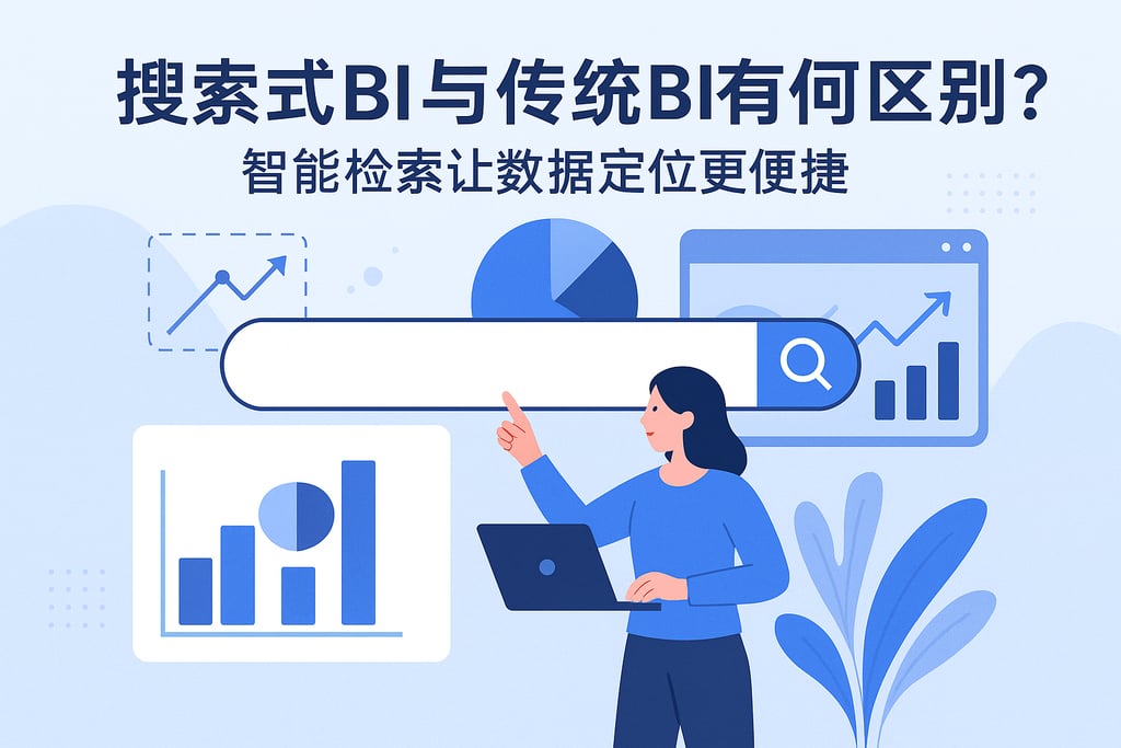 搜索式BI与传统BI有何区别？智能检索让数据定位更便捷