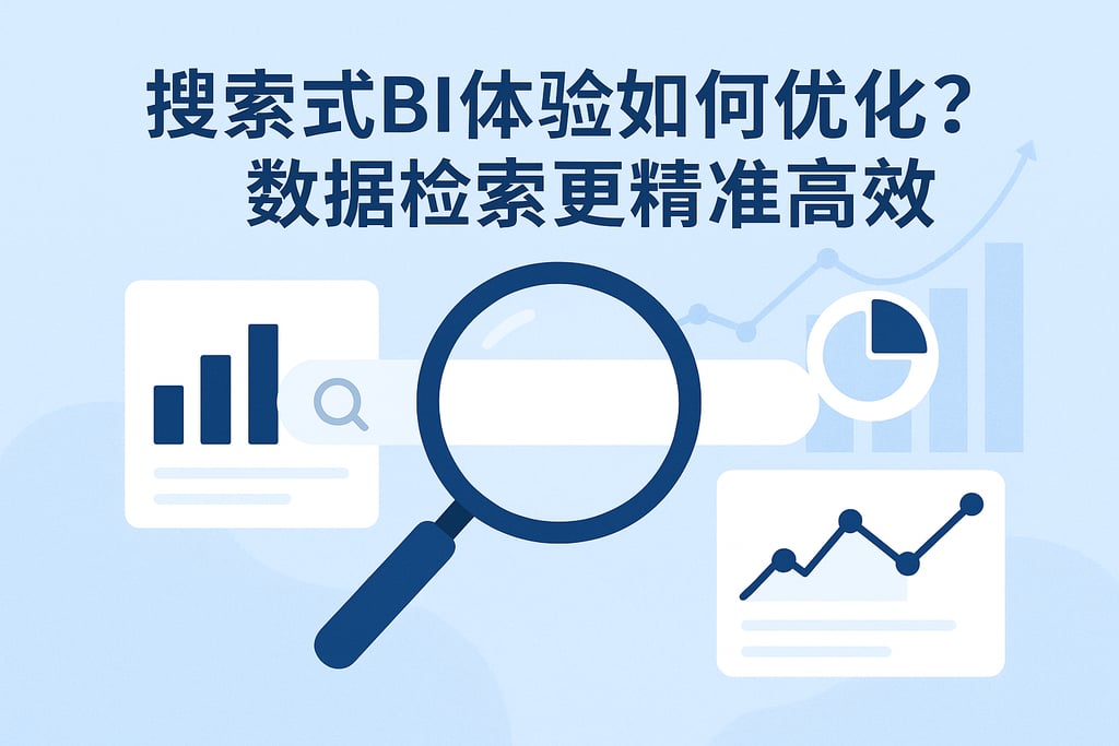 搜索式BI体验如何优化？数据检索更精准高效
