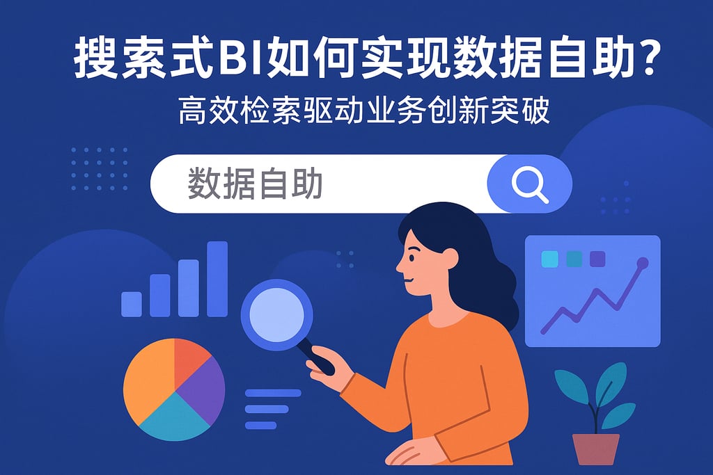 搜索式BI如何实现数据自助？高效检索驱动业务创新突破