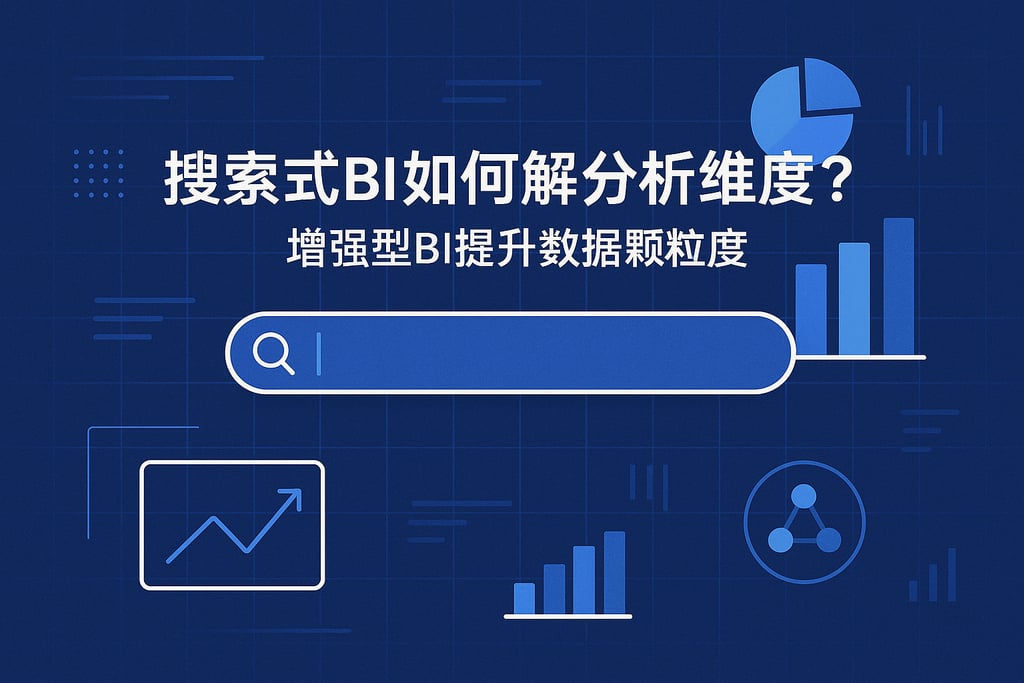 搜索式BI如何拆解分析维度？增强型BI提升数据颗粒度