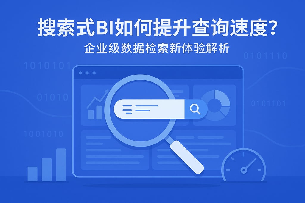 搜索式BI如何提升查询速度？企业级数据检索新体验解析