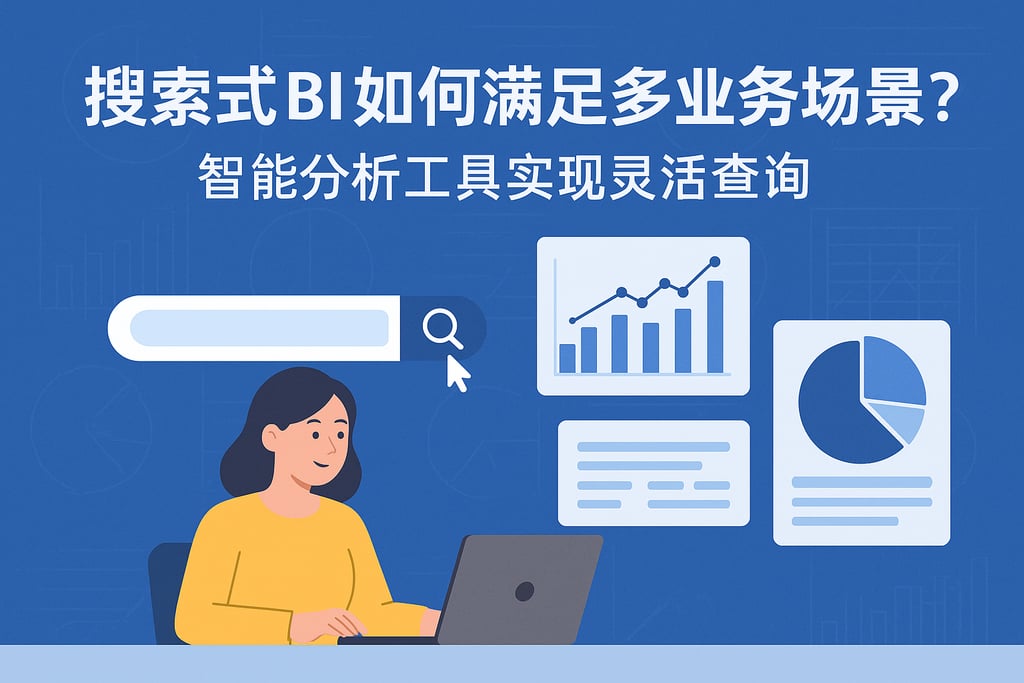 搜索式BI如何满足多业务场景？智能分析工具实现灵活查询