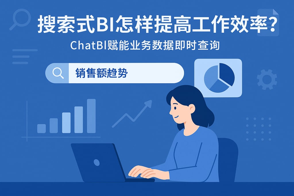 搜索式BI怎样提高工作效率？ChatBI赋能业务数据即时查询