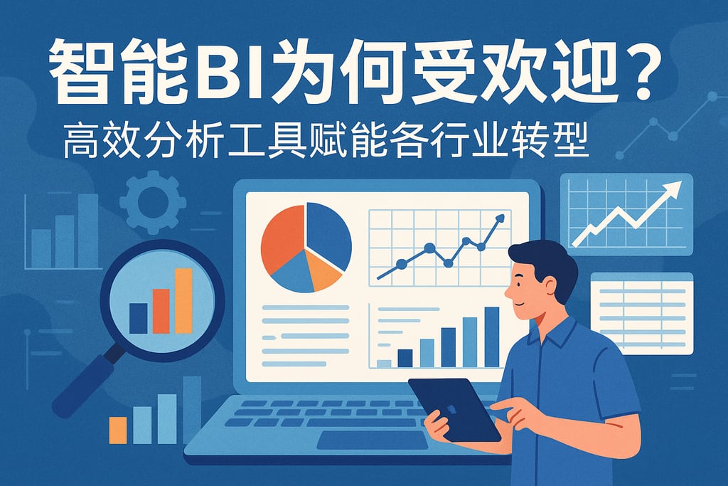 智能BI为何受欢迎？高效分析工具赋能各行业转型