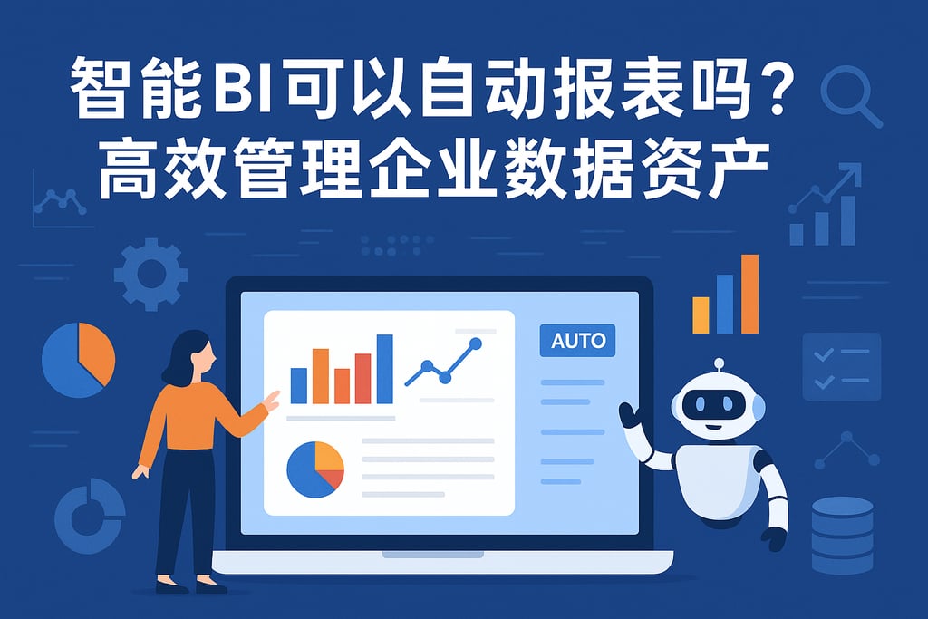 智能BI可以自动报表吗？高效管理企业数据资产