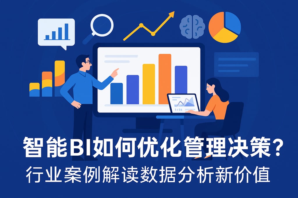 智能BI如何优化管理决策？行业案例解读数据分析新价值