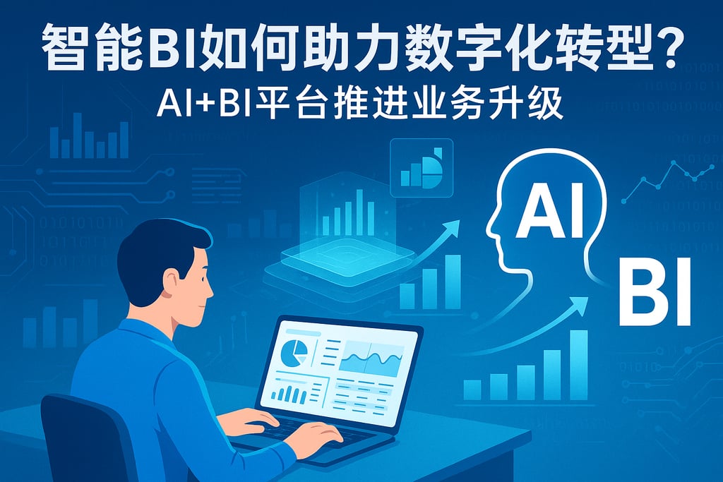 智能BI如何助力数字化转型？AI+BI平台推动业务升级