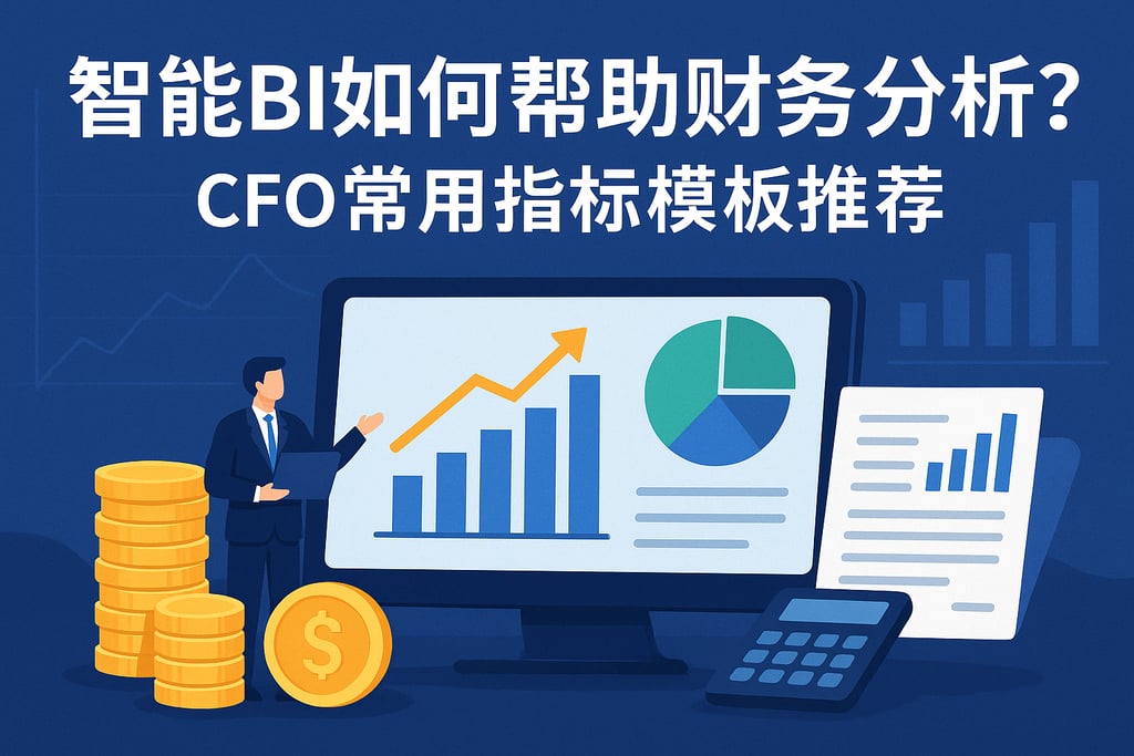 智能BI如何帮助财务分析？CFO常用指标模板推荐