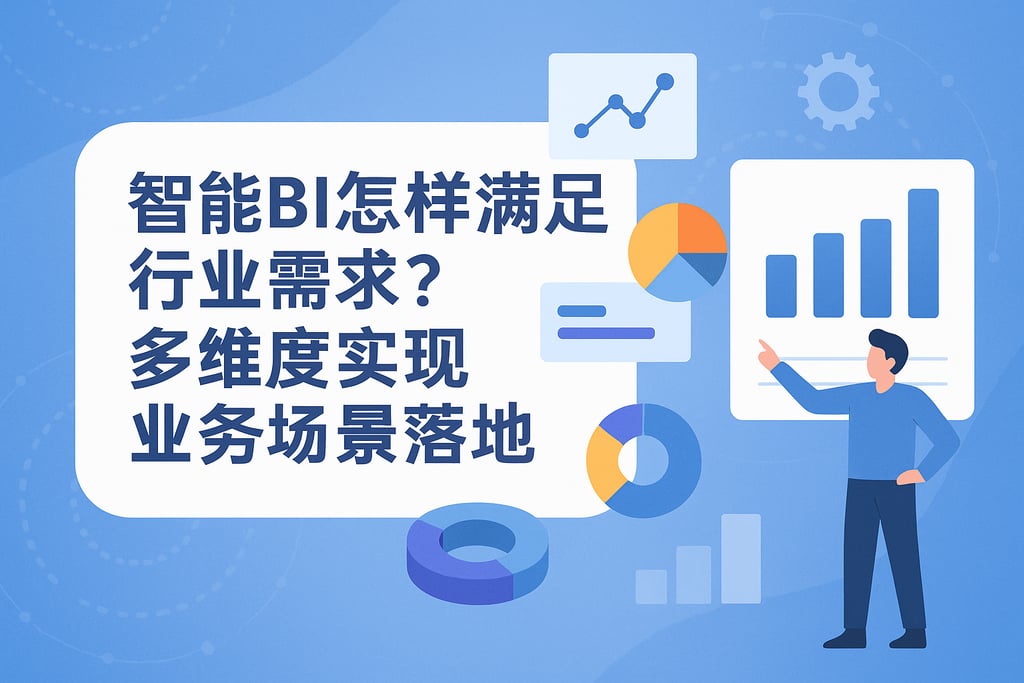 智能BI怎样满足行业需求？多维度实现业务场景落地